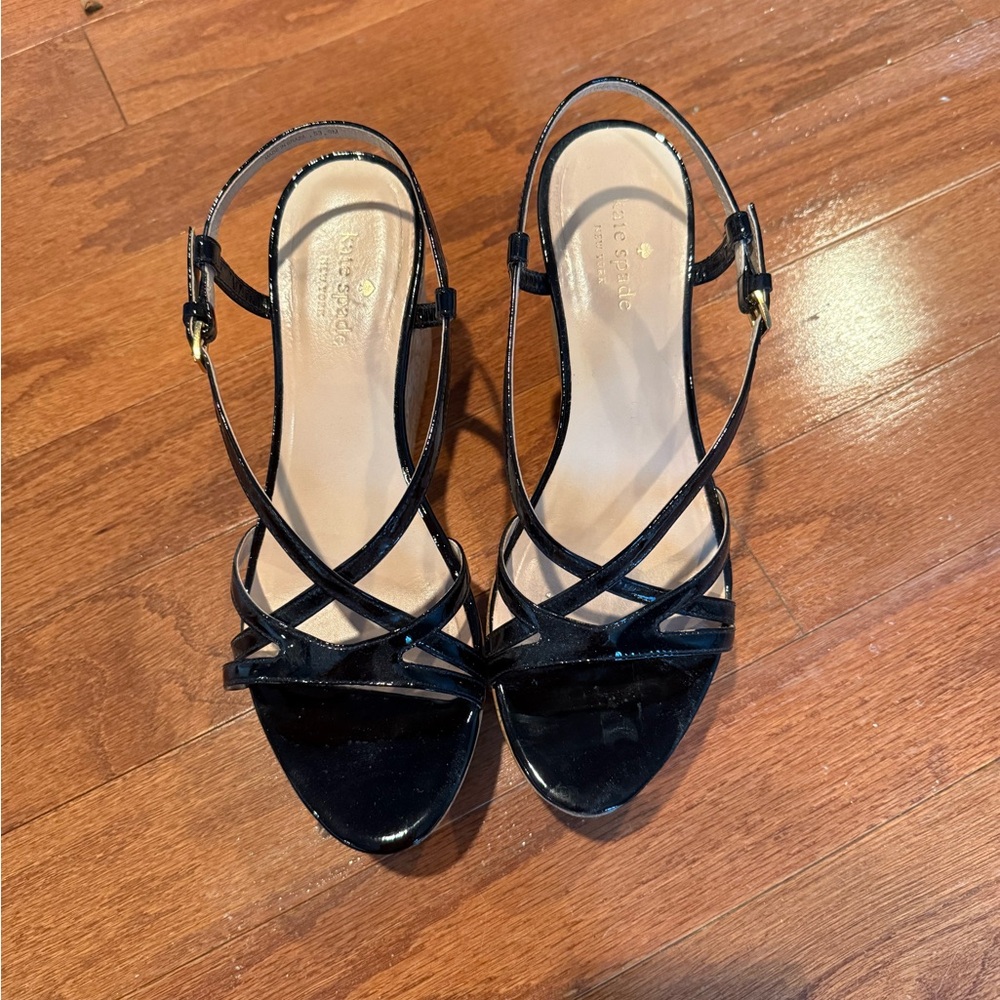 Kate Spade Patent Wedge Sandals